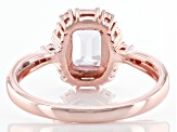 Pink Kunzite 14k Rose Gold Ring 1.28ctw