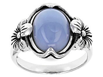 Picture of Blue Opal Sterling Silver Ring