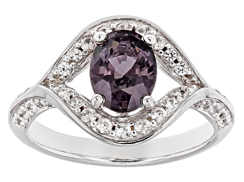 4.66ct Purple Spinel Ring White Gold - State St. Jewelers