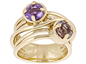 Round Zandrite Bronze Band Ring