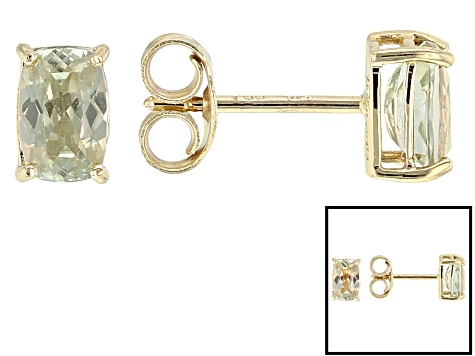 Color Change Zultanite 14k Yellow Gold Stud Earrings 99ctw Color Change Zultanite 14k Yellow Gold Stud Earrings 99ctw