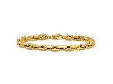 14k Yellow Gold Polished 4.85mm Fancy Link Bracelet