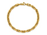 14k Yellow Gold Polished 4.85mm Fancy Link Bracelet