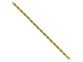 14k Yellow Gold Polished 4.85mm Fancy Link Bracelet