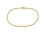10K Yellow Gold 1.55mm Serpentine Bracelet