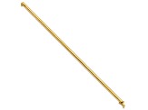 10k Yellow Gold 4mm Domed Omega Bracelet