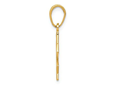 14k Yellow Gold Paramedic/EMT Symbol Pendant