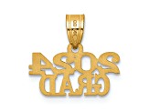 14K Yellow Gold Polished 2024 GRAD Charm