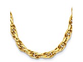 14K Yellow Gold 11.8mm Rope 20-inch Necklace