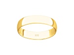 4mm Lightweight Men's Wedding Band in 10k Yellow Gold