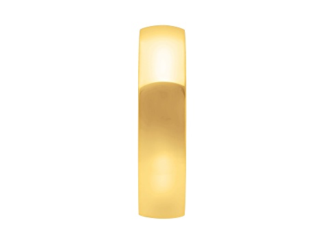 4mm Lightweight Men's Wedding Band in 10k Yellow Gold