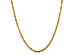 14K Yellow Gold 3.25mm Byzantine Chain Necklace