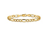 14k Yellow Gold 5.75mm Figaro Link Bracelet