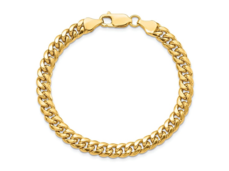 10k Yellow Gold 6mm Miami Cuban Link Bracelet