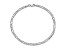 14K White Gold 3.0mm Flat Figaro Chain Bracelet