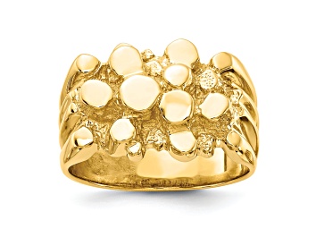 Picture of 10K Yellow Gold Men's Nugget Ring