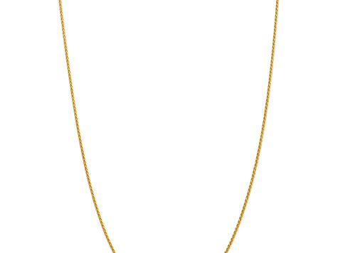 10k Yellow Gold 1.5mm Solid Parisian Wheat 24 Inch Chain - 11DXCD | JTV