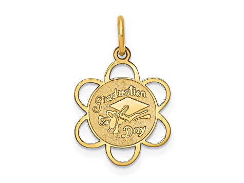 14K Yellow Gold GRADUATION DAY Charm