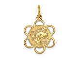 14K Yellow Gold GRADUATION DAY Charm