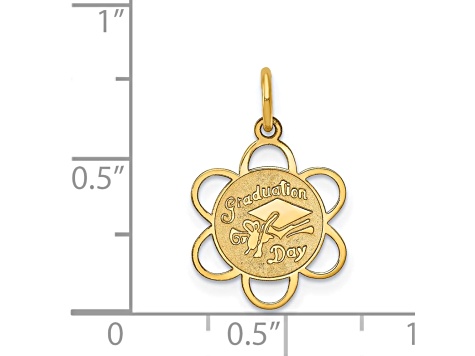 14K Yellow Gold GRADUATION DAY Charm