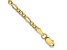 10k Yellow Gold 2.5mm Figaro Link Bracelet