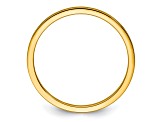 14K Yellow Gold 1.2mm Flat Satin Stackable Expressions Band
