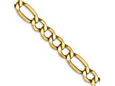 14k Yellow Gold 5.75mm Figaro Link 16 Inch Chain