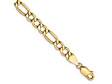 14k Yellow Gold 5.75mm Figaro Link 16 Inch Chain