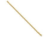 14K Yellow Gold Polished 4.5mm Fancy Link Bracelet