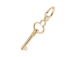 14K Yellow Gold Key Charm