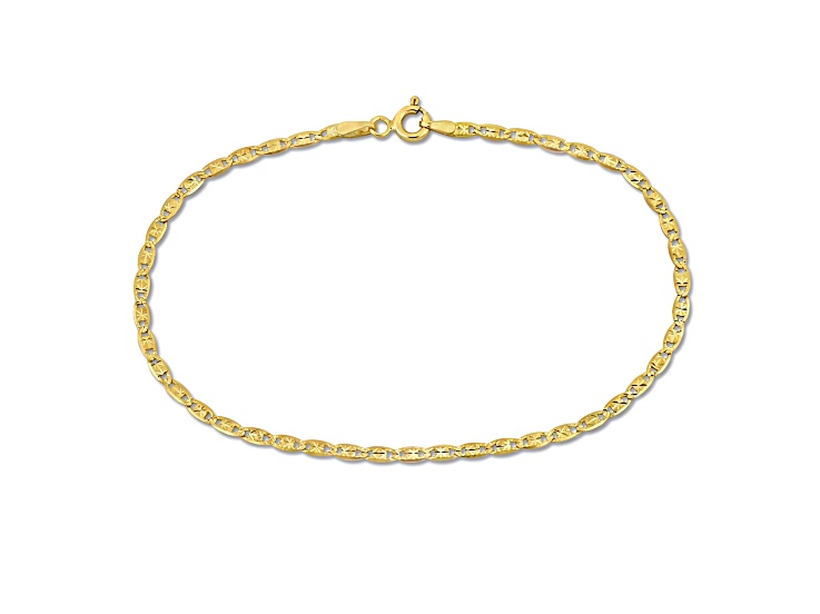 10K Yellow Gold 2mm Valentino Star Bracelet - 11KC1A | JTV