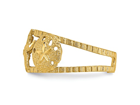 14K Yellow Gold Starfish Toe Ring