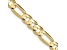 10k Yellow Gold 7.5mm Concave Open Figaro Link Bracelet