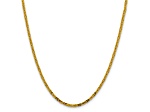 14K Yellow Gold 2.5mm Byzantine Chain Necklace