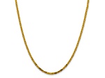 14K Yellow Gold 2.5mm Byzantine Chain Necklace