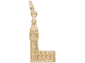 14K Yellow Gold Big Ben Charm