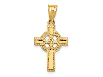 Picture of 14K Yellow Gold Celtic Cross Pendant