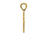 14K Yellow Gold Celtic Cross Pendant