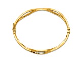 14K Yellow Gold Hinged Bangle