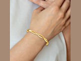 14K Yellow Gold Hinged Bangle