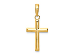 14k Yellow Gold Small Cross Pendant
