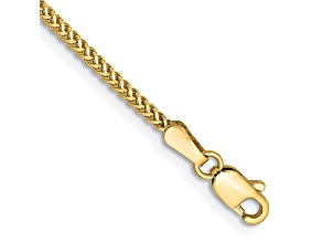 10k Yellow Gold 1.3mm Franco Link Bracelet