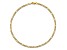 14k Yellow Gold 2.5mm Figaro Link Bracelet, 8 Inches