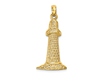 Picture of 14k Yellow Gold Lighthouse pendant
