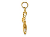 14k Yellow Gold Bikini Bathing Suit Charm