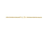 18k Yellow Gold-Plated Sterling Silver 1.2mm Rope Chain Necklace