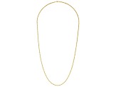 18k Yellow Gold-Plated Sterling Silver 1.2mm Rope Chain Necklace