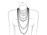 18k Yellow Gold-Plated Sterling Silver 1.2mm Rope Chain Necklace