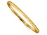 14K Yellow Gold Textured Flexible Bangle
