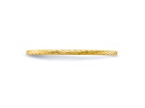 10K Yellow Gold 1.2mm Twisted Wire Pattern Stackable Expressions Band